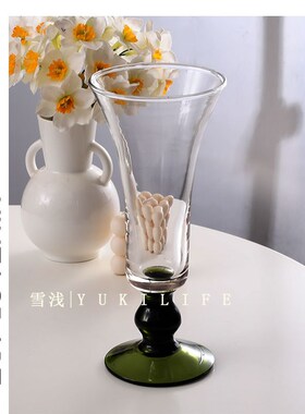 迪拜出口款水晶玻璃瓶器高台中古复古intge中东酒店原单in