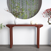 现代实木玄关台门厅新玄关柜条案条几供桌玄关边桌端景台