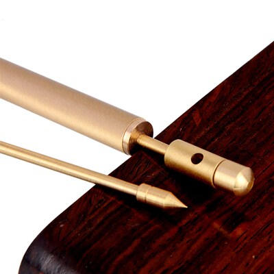 铜寻龙尺精度磁场水脉仪配合罗盘一对家居装饰