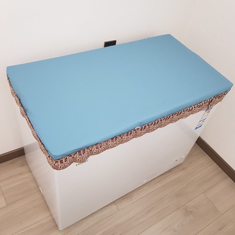 防尘罩冰柜上面的盖布冰柜顶盖布翻盖式冷柜茶几餐桌防水桌布免洗