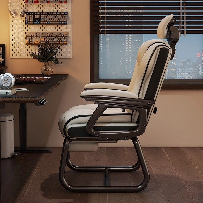 家用电脑椅舒适久坐书桌办公椅躺沙发椅休闲弓形椅电竞椅固定脚,住宅家具,电脑椅,淘宝优惠券,粉丝福利购,淘宝优惠卷