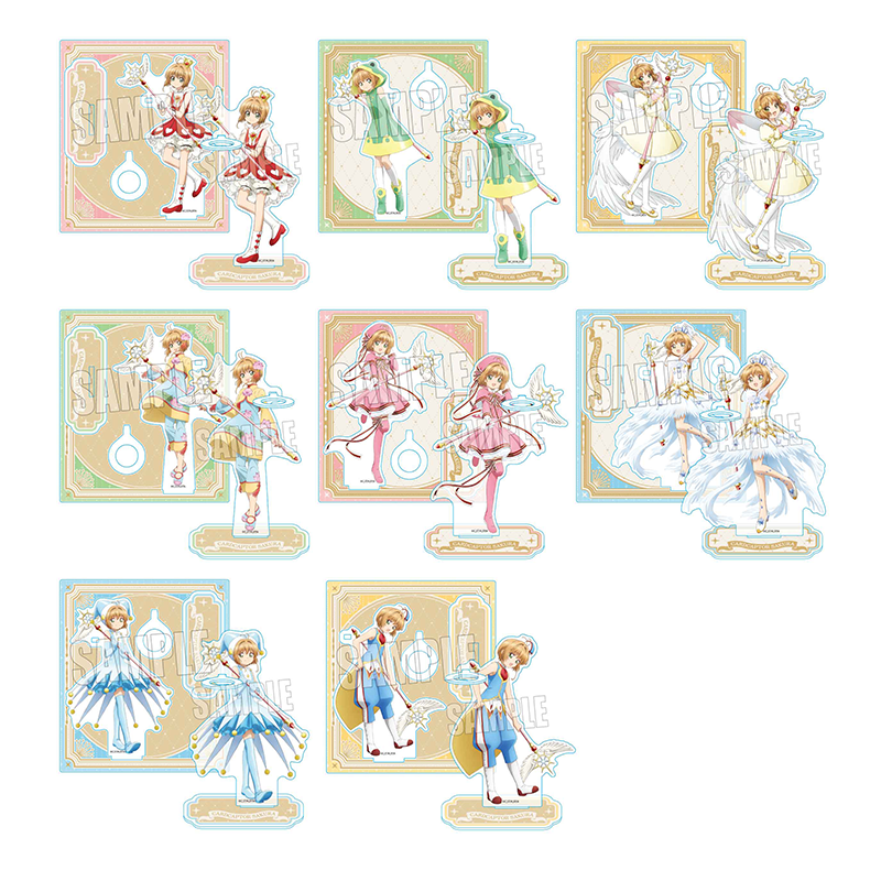 模玩*预售魔卡少女樱 百变小樱 25周年 亚克力笔筒立牌 木之本樱