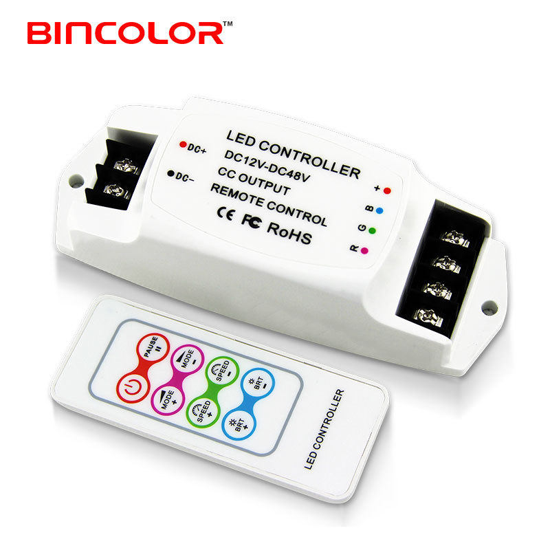 LED面板灯RGB控制器,恒压rgb灯带3路输出,彩灯控制器