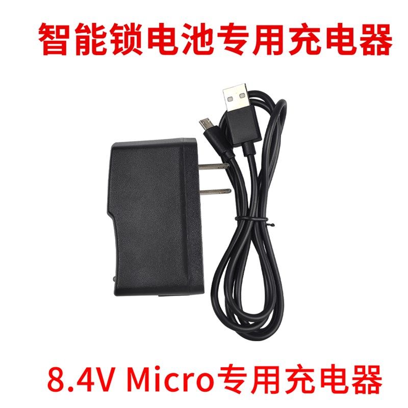 智能锁电池专用充电器 .多种接口电池充电支持各种