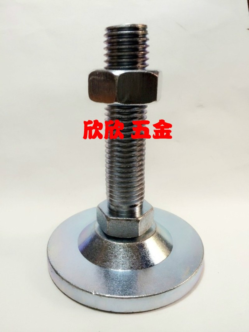 全金属重型蹄脚/铁块固定机脚/超载重机床地脚盘D100MM1M20M2