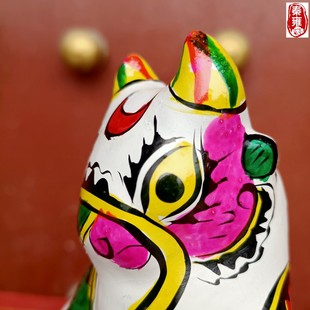 纯手工新款陕西凤翔泥塑十二生肖泥塑牛非物质文化遗产摆件礼品