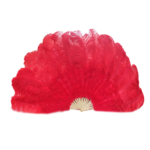 大号鸵鸟羽毛扇舞蹈工艺扇酒吧表演肚皮舞道具大羽毛扇子