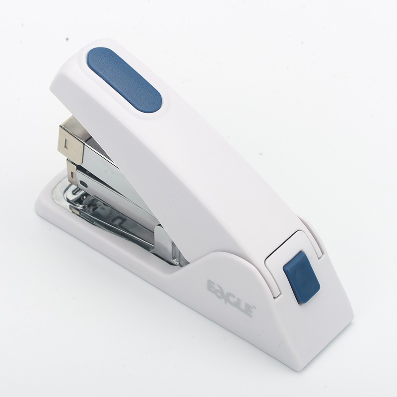 益而高省力订书机中号钉书机学生办公用大号可钉页加厚订书器小型