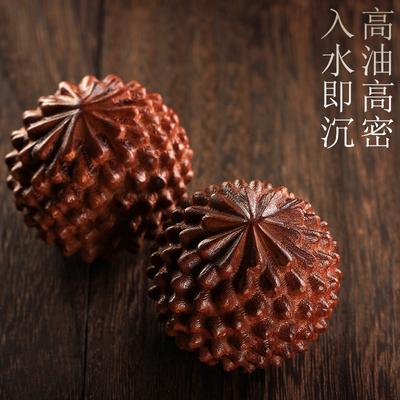 黄花梨木雕手球木质按摩健身球沉水级保健球手把件手玩