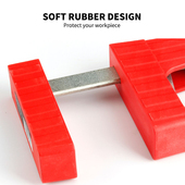 轻型夹木工型夹紧器固定夹具强力拼板夹塑料平面夹具