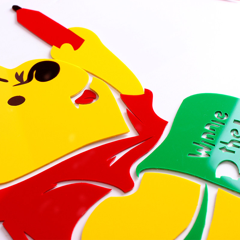 身高贴宝宝儿童房布置贴纸画孩子量身高墙贴d立体幼儿园墙面装饰