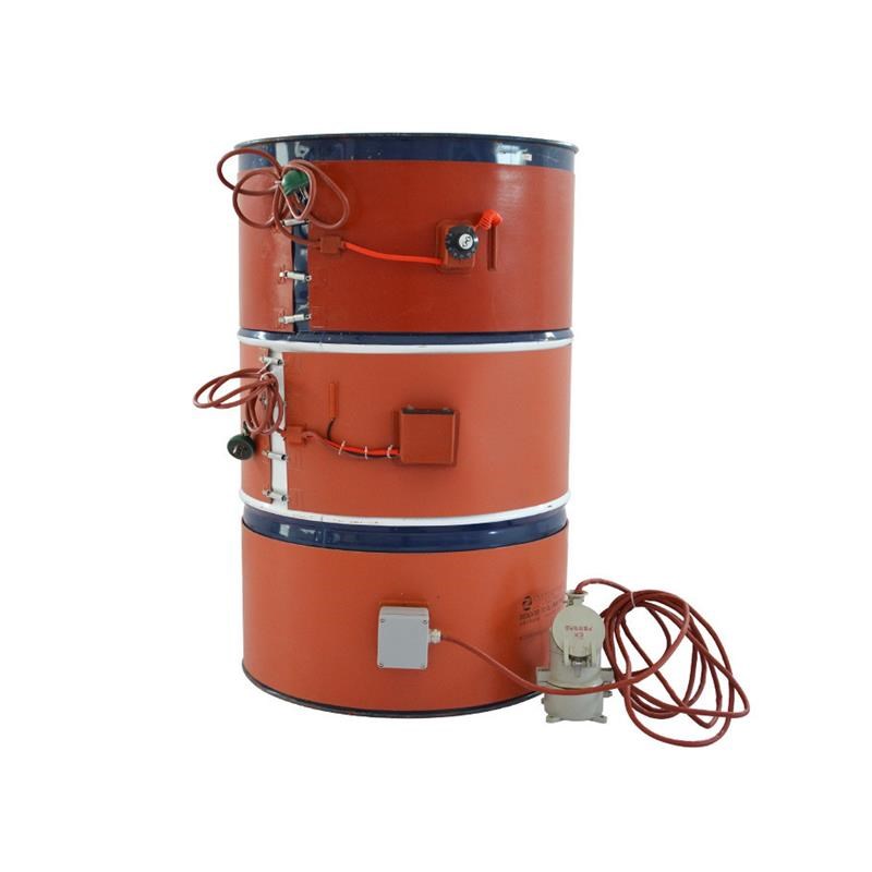 硅橡胶油桶加热带塑料桶化工桶树脂桶加热器200L桶硅橡胶加热带