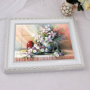 尚格 电表箱装饰画电盒配电箱推拉遮挡挂画配电箱客厅现代壁画