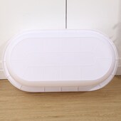 长方形塑料盆椭圆形特大号超大号加深红色熟胶洗澡水盆脸盆加厚