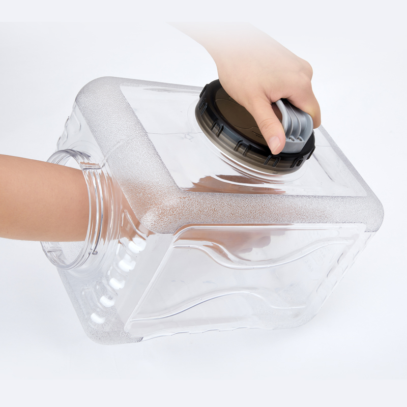 家用透明可拆洗白色纯净饮用水桶茶具茶道pc塑料水桶饮水机茶吧机