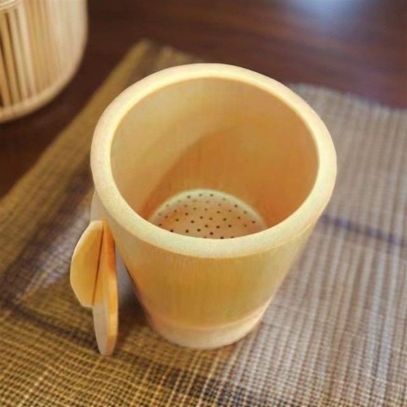 老式竹蒸子楠竹蒸饭筒竹根蒸饭桶纯手工竹子竹甑子家用蒸米饭竹筒