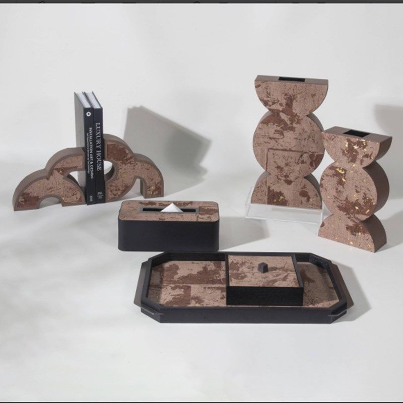 极简现代样板间皮质黑色木纹装饰盒相框桌面托盘器陈设,家居饰品,家饰软装搭配套装,淘宝优惠券,粉丝福利购,淘宝优惠卷