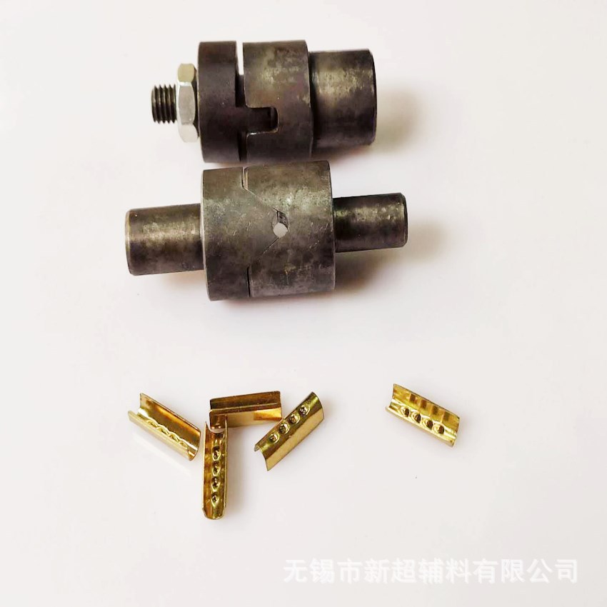 手压金属织带尾夹打扣机尾夹模