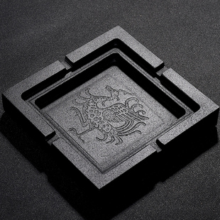 创意烟灰缸石制烟灰缸客厅办公室茶几大号个性烟灰缸定制