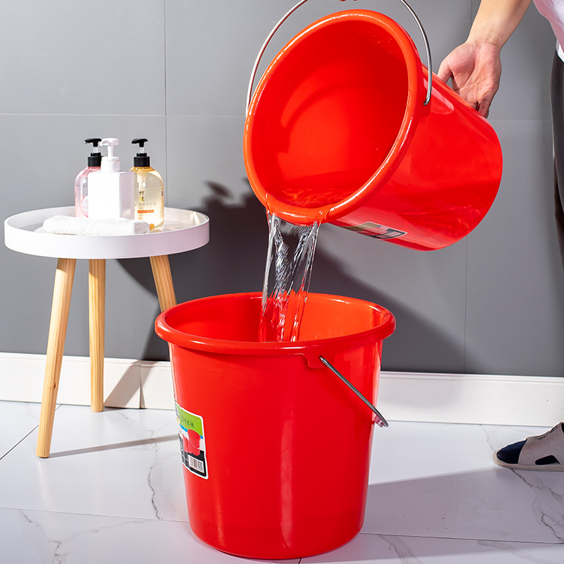 塑料桶学生用宿舍家用储水桶加厚耐摔大号打水洗澡洗车洗衣桶圆桶