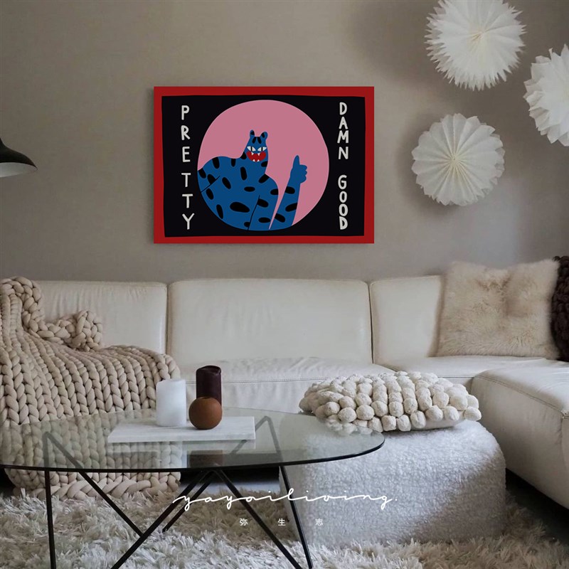 弥生志 立陶宛怪力乱神家居设计 客厅餐厅卧室玄关装饰画照片墙图片
