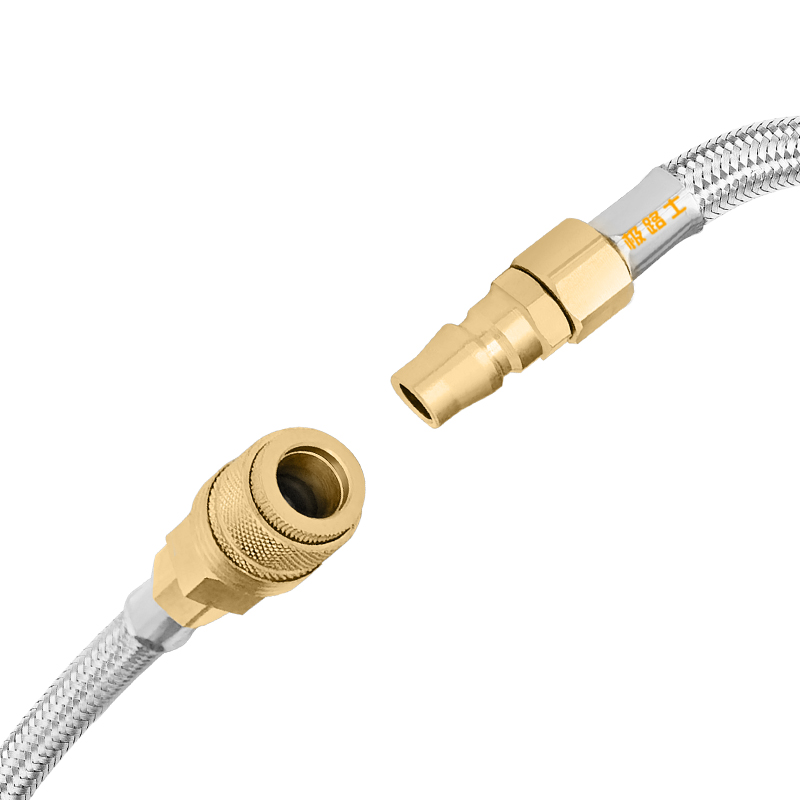 极路士气动耐压管不锈钢软管接风炮空压机连接车间维修店用气带