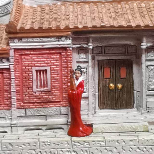 客厅装饰新古代人物 美女西施 桌面微景沙盘水族山石盆景,家居饰品,桌面摆件,淘宝优惠券,粉丝福利购,淘宝优惠卷