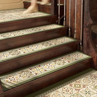 森林楼梯垫擦洗防滑踏步垫硅藻泥地垫旋转台阶家用垫