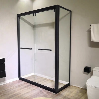 昆明房一字浴室干湿分离玻璃移门沐浴房屏风