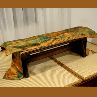 【扬鸣杰韵】国风千里江山古琴桌旗盖布加厚可背古琴囊 防尘琴衣