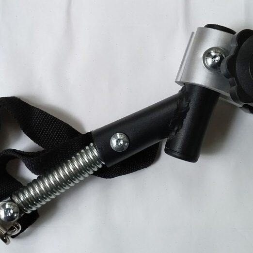 自行车拖车连接器斜角铝合金夹式连接件货车儿童车通用连接器配件