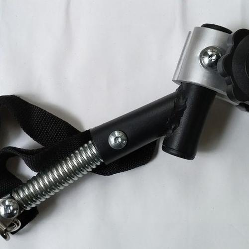 自行车拖车连接器斜角铝合金夹式连接件货车儿童车通用连接器配件