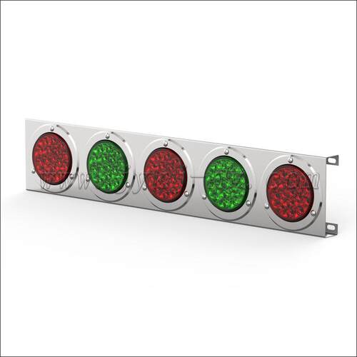 中集16LED电镀壳12V24V16LED双色三连中集尾灯货车尾灯卡车尾灯