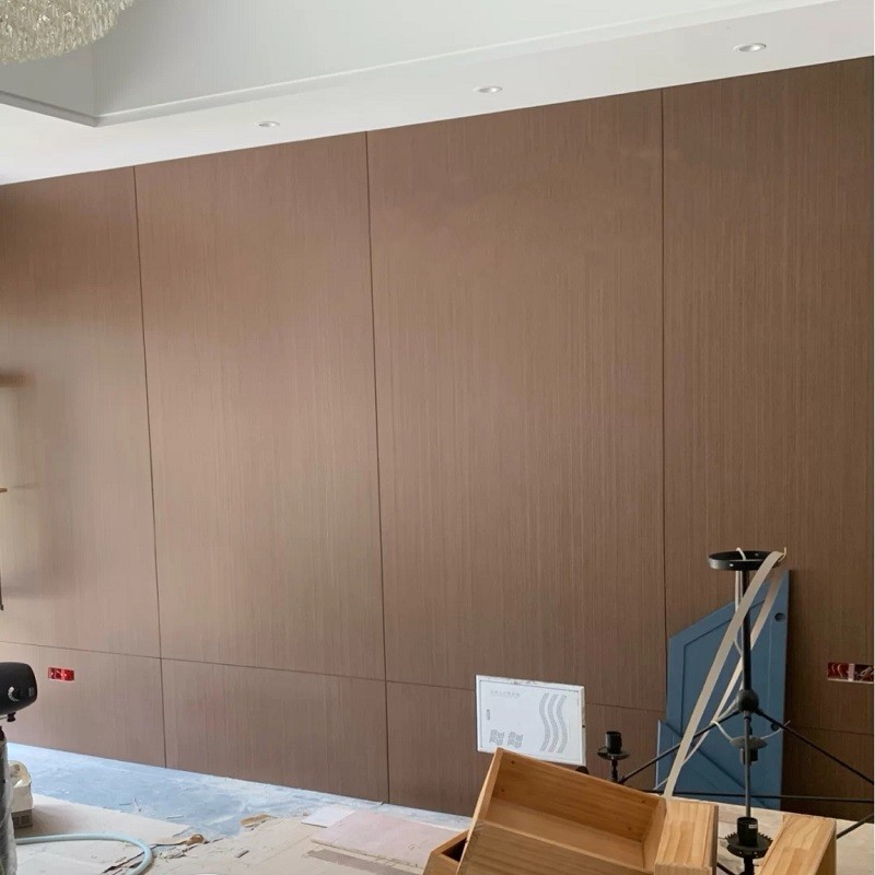 木饰面板电视背景墙免漆板实木贴面UV板科技kd板科定板木纹护墙板