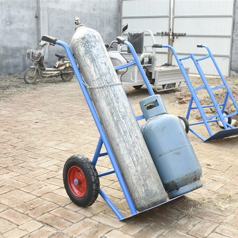 氧气乙炔瓶手推车加厚升氩气氮气瓶推车钢瓶小推车新品加推