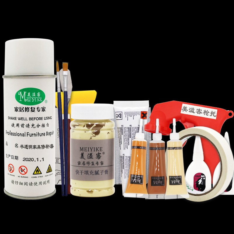 实木补漆修补膏家具木门凹陷地板坑洞补漆装材料木器漆修补膏