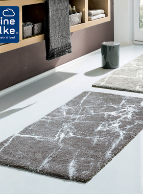 l Wol大理石纹浴室吸水地垫客厅门垫卧室门口地毯