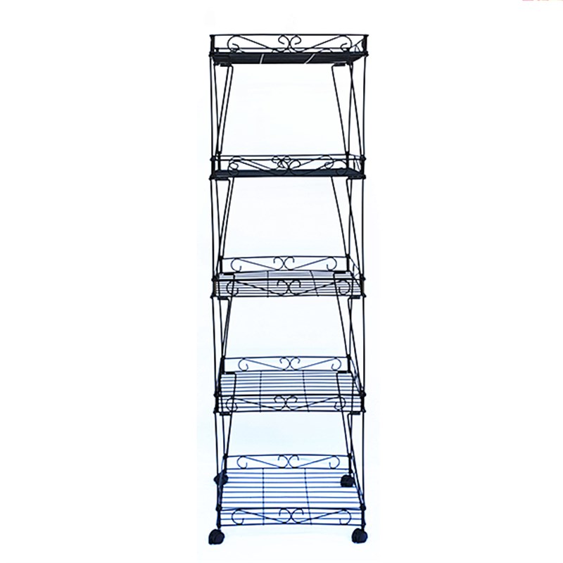 室内大号阳台庭院铁艺种菜架多层多肉架子花盆架立体种植移动层架