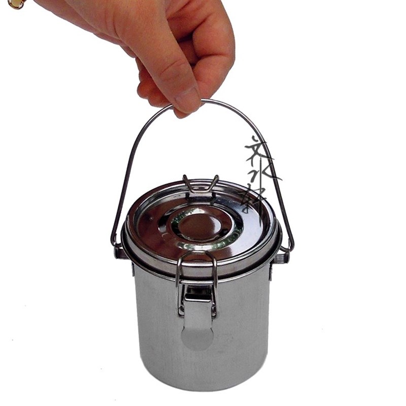 不锈钢油画洗笔器美术洗笔筒可手提小号洗笔桶带过滤网多功能水桶