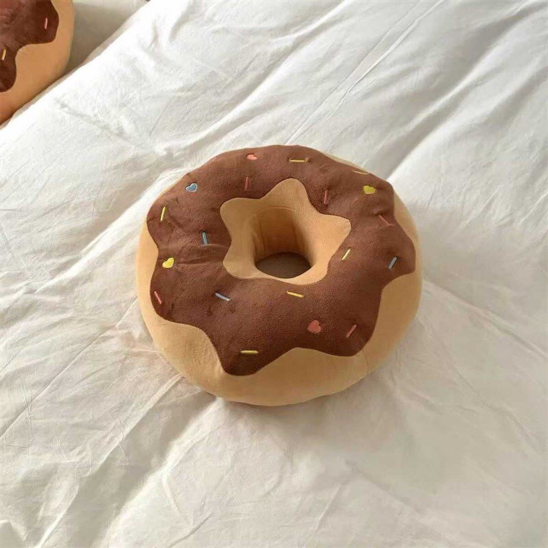 仿真甜甜圈面包抱枕爱少女心靠垫沙发客厅飘坐垫女生卧室装饰