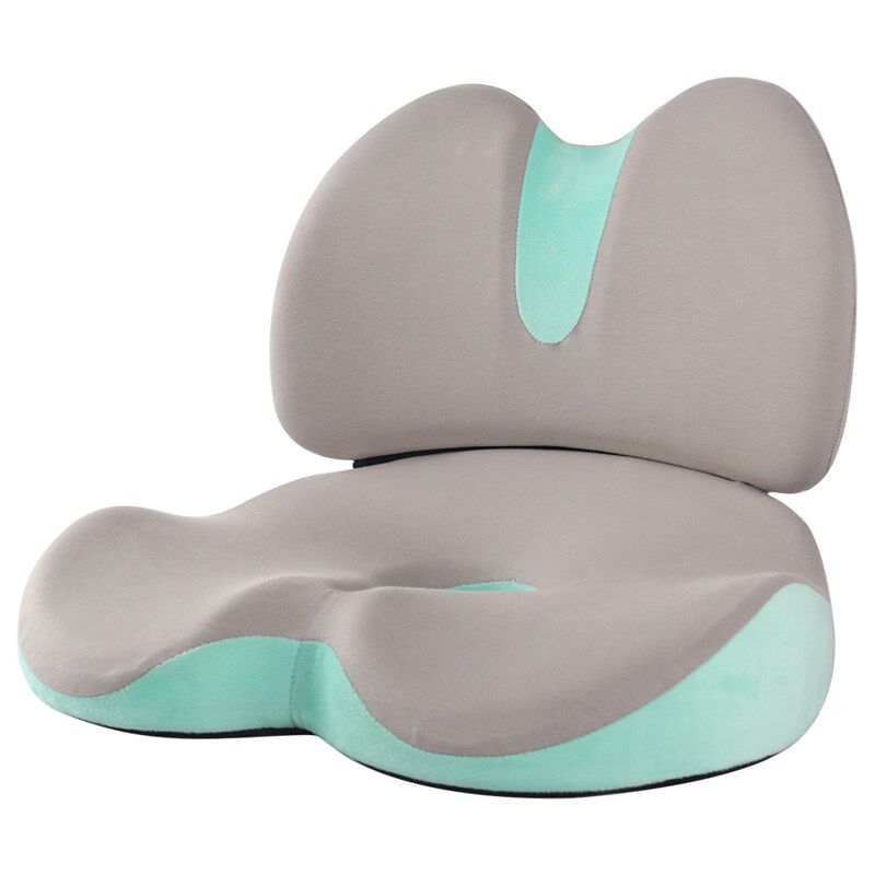 电动手动轮椅防褥疮坐垫偏瘫老靠背记忆棉护腰坐垫轮椅