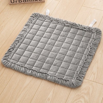 汽车坐垫冬季毛绒单片短绒座垫车内屁垫车用久坐通用三件套车坐垫