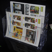 横式 二层资料展示架 宣传单彩页架 式 文件书报折页架 资料架盒宣