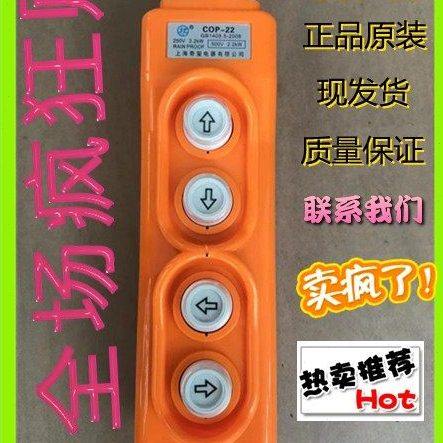 上海奇玺电器行车按钮开关COP-22吊车开关 起重按钮 升降开关