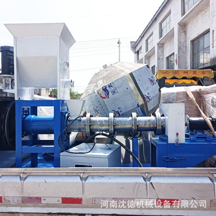 养殖户饲料膨化机湿法狗猫粮膨化设备水产鱼饲料颗粒机工厂直营