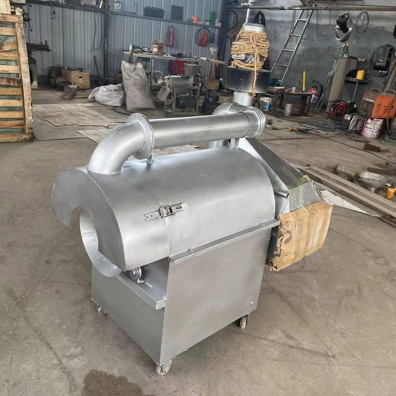 板栗翻炒机全自动滚筒电加热炒货机电加热花生炒货机