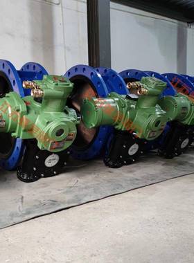 隔爆矿用型瓦斯管道碟阀DN600MAD943F-10C煤安防爆电动蝶阀