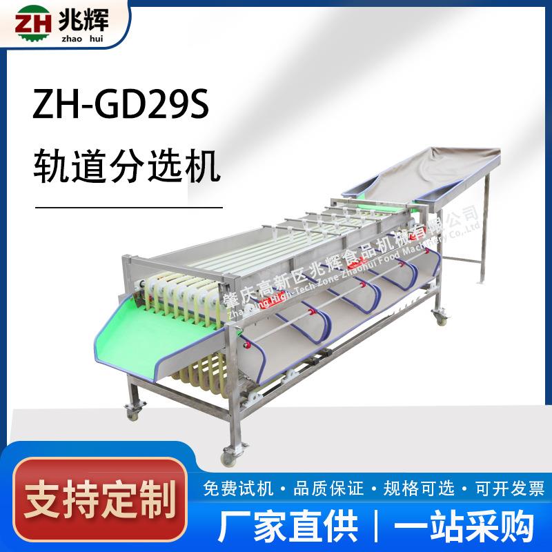 厂家热卖核桃红枣桂圆分级机沃柑砂糖橘轨道式分选机可分3-8等级
