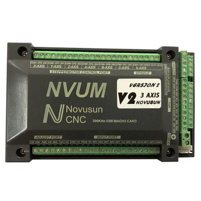 新款USBMACH3接口板4轴控制卡，NVUMCNC控制器