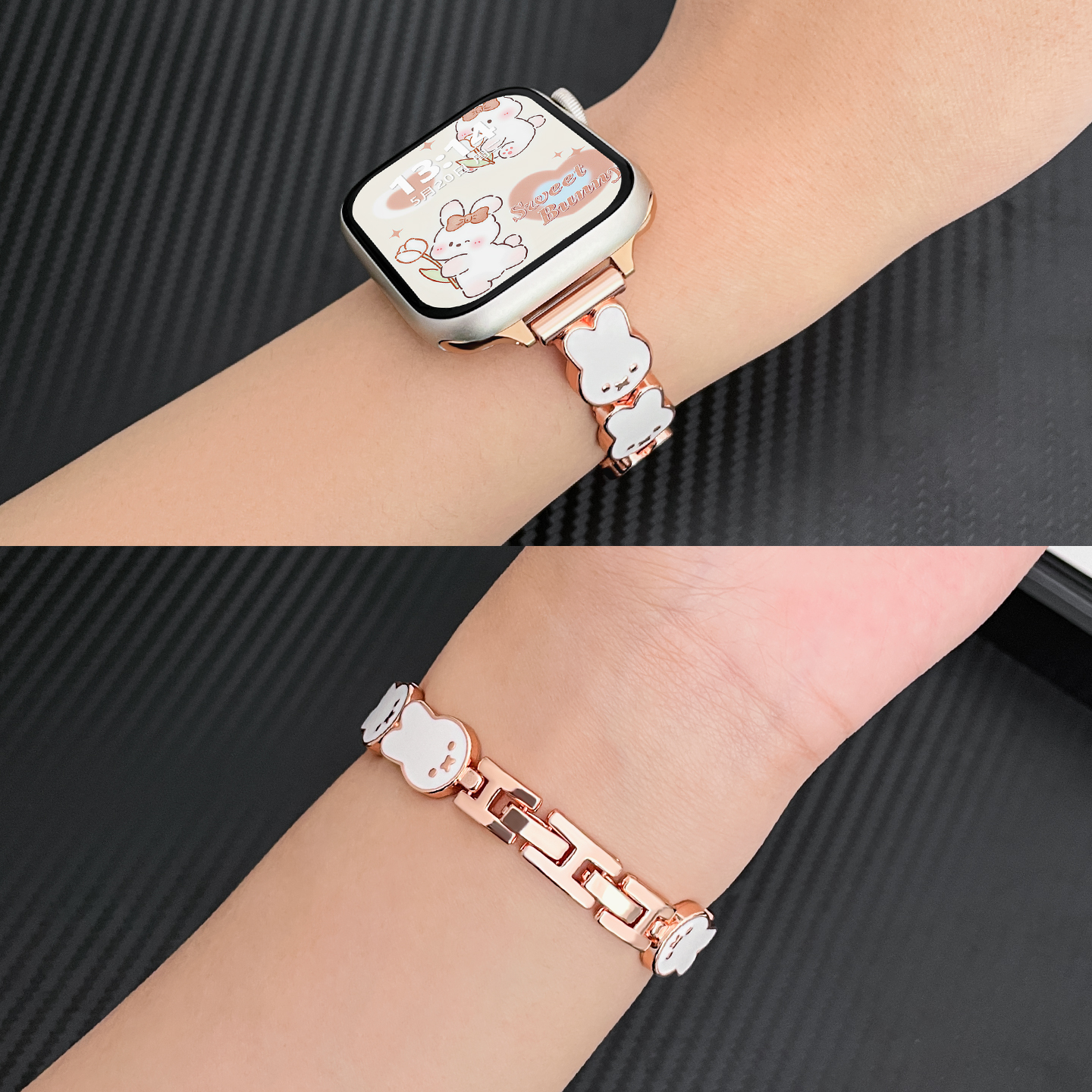 连遇小米pro米菲兔手链表带